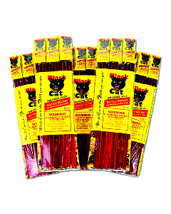Flashlight Bottle Rockets w/Report by Black Cat Fireworks