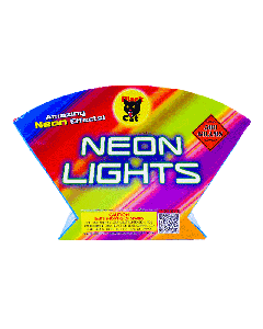 Neon Lights 500 Gram Fountain By Black Cat Fireworks